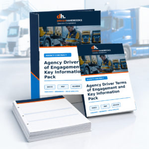 Agency Driver Terms of Engagement and Key Information Pack bespoke company-branded document service