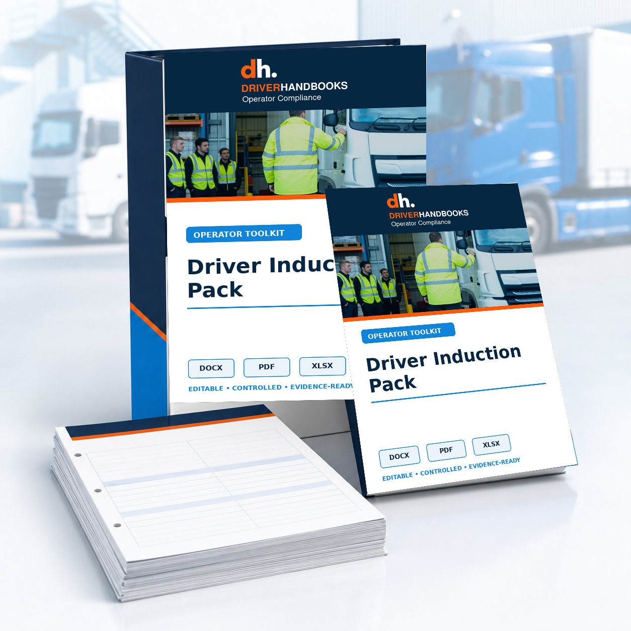 Driver Induction Pack editable document pack