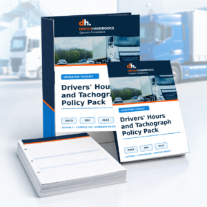 Drivers' Hours and Tachograph Policy Pack editable document pack