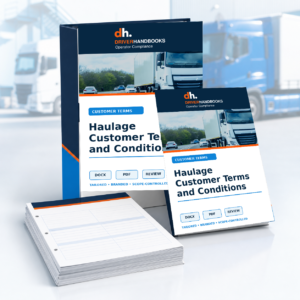 Haulage Customer Terms and Conditions bespoke company-branded document service