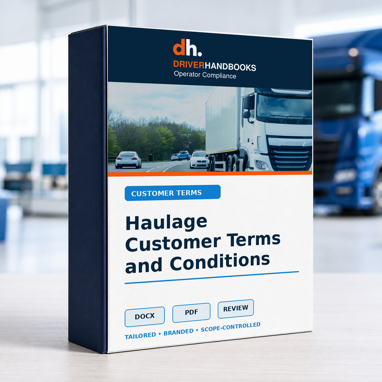 Haulage Customer Terms and Conditions bespoke company-branded document service