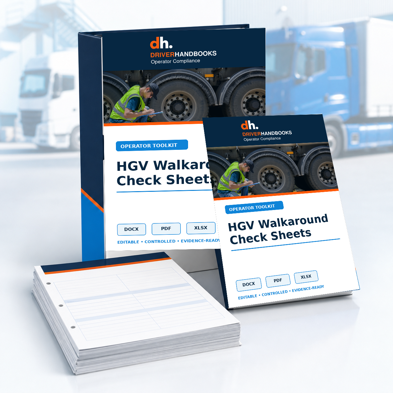 HGV Walkaround Check Sheets editable document pack