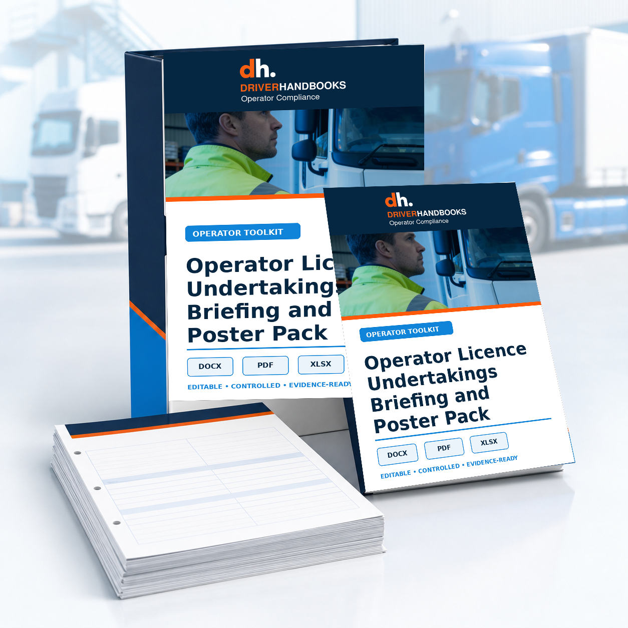 Operator Licence Undertakings Briefing and Poster Pack editable document pack