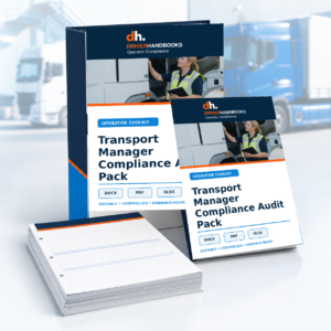 Transport Manager Compliance Audit Pack editable document pack